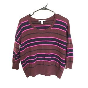 Striped cashmere sweater